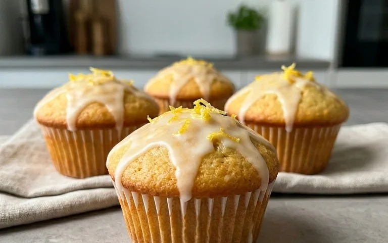 saftige Zitronen Muffins