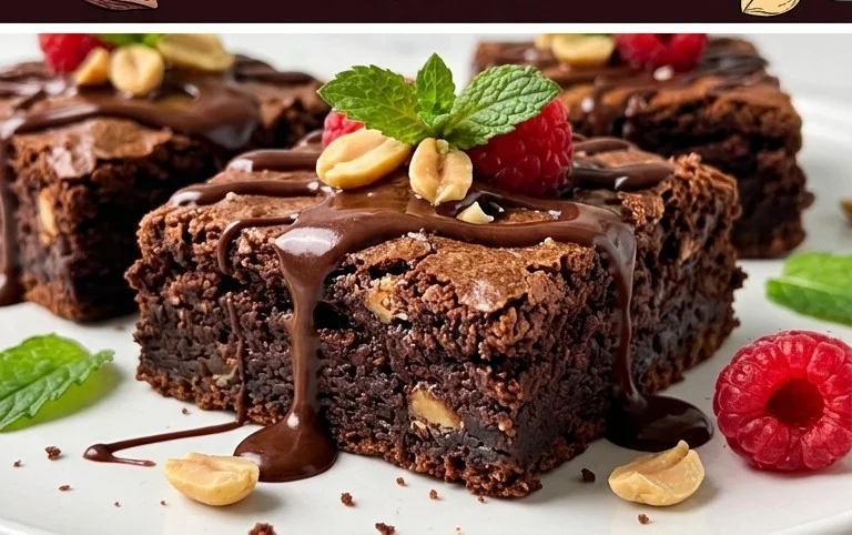 Schoko Erdnon-alcoholic beer Brownies
