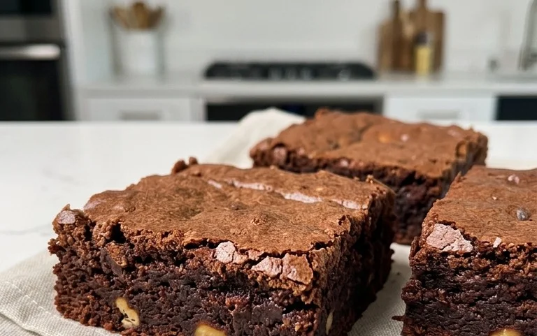 Schoko Erdnon-alcoholic beer Brownies