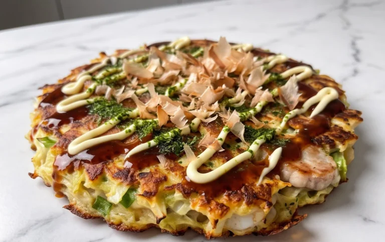 Okonomiyaki - Japanese Savoury Pancakes