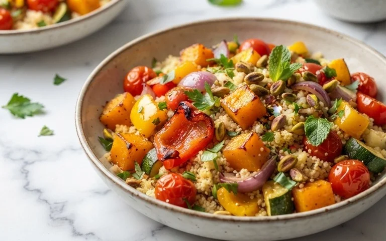 Röstgemüse Couscous für Geschmacksexplosion