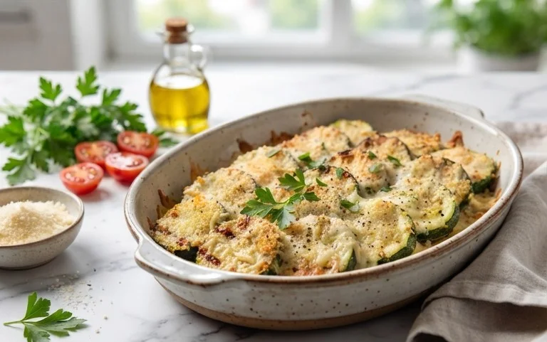 Baked Parmesan Zucchini