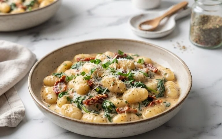 Creamy Tuscan Gnocchi