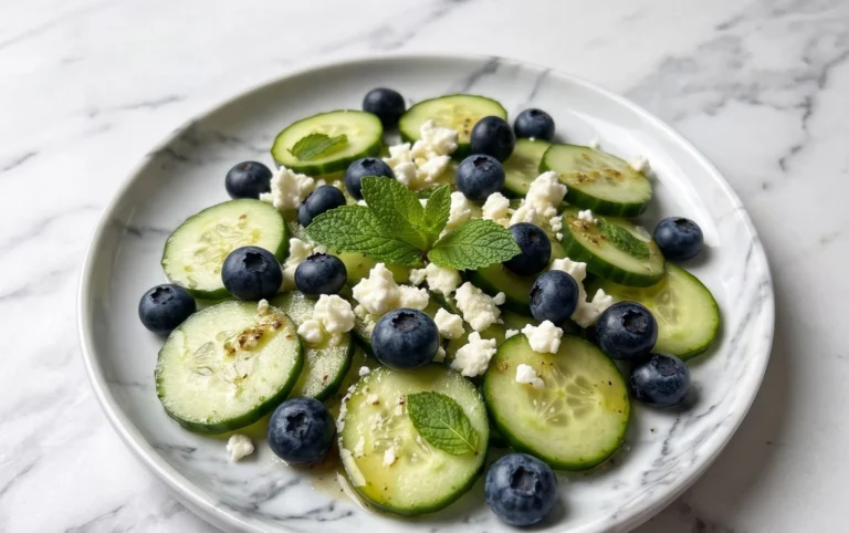 Cucumber Blueberry Salad