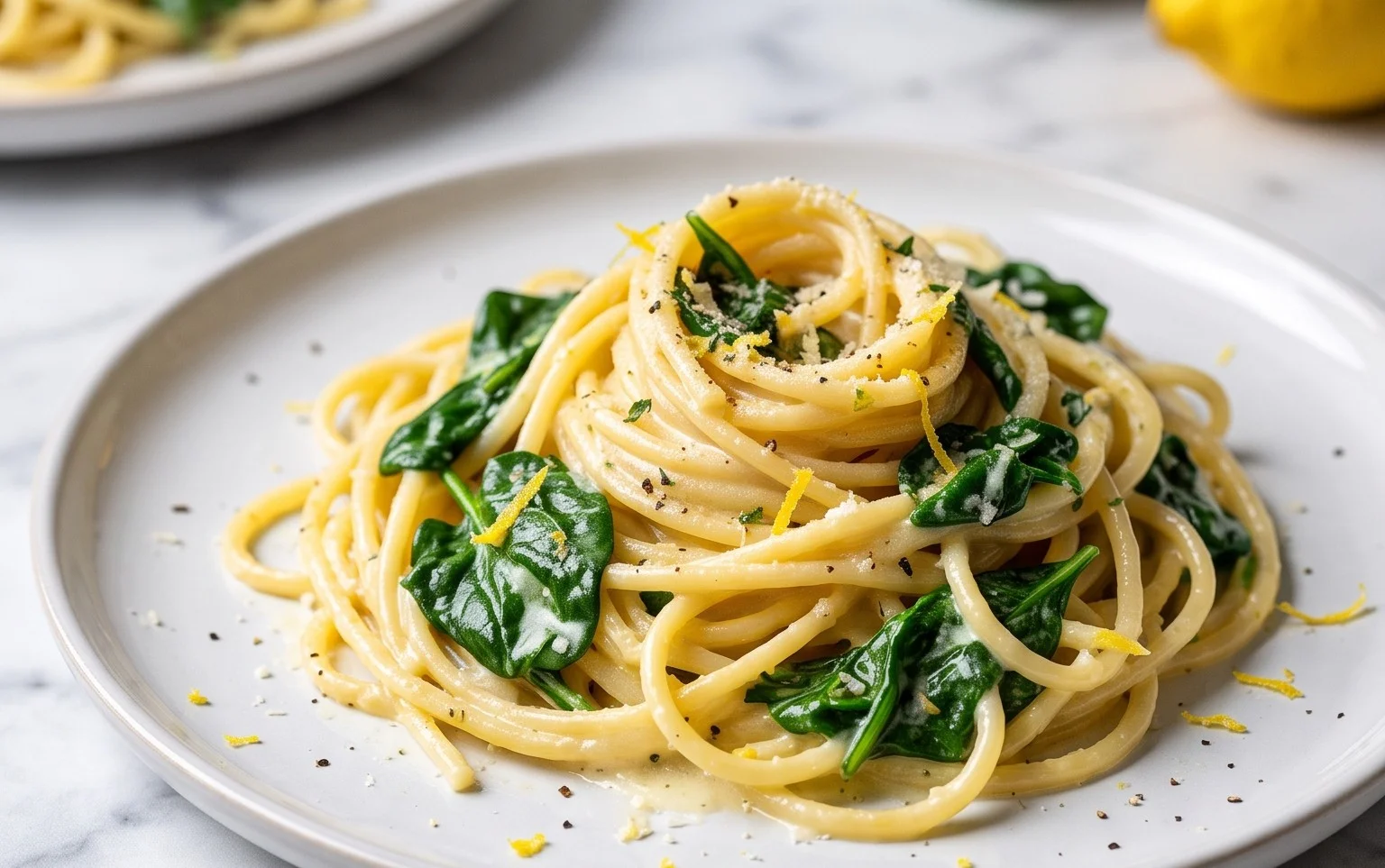 Spinach Lemon Pasta