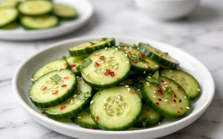 Easy Asian Cucumber Salad