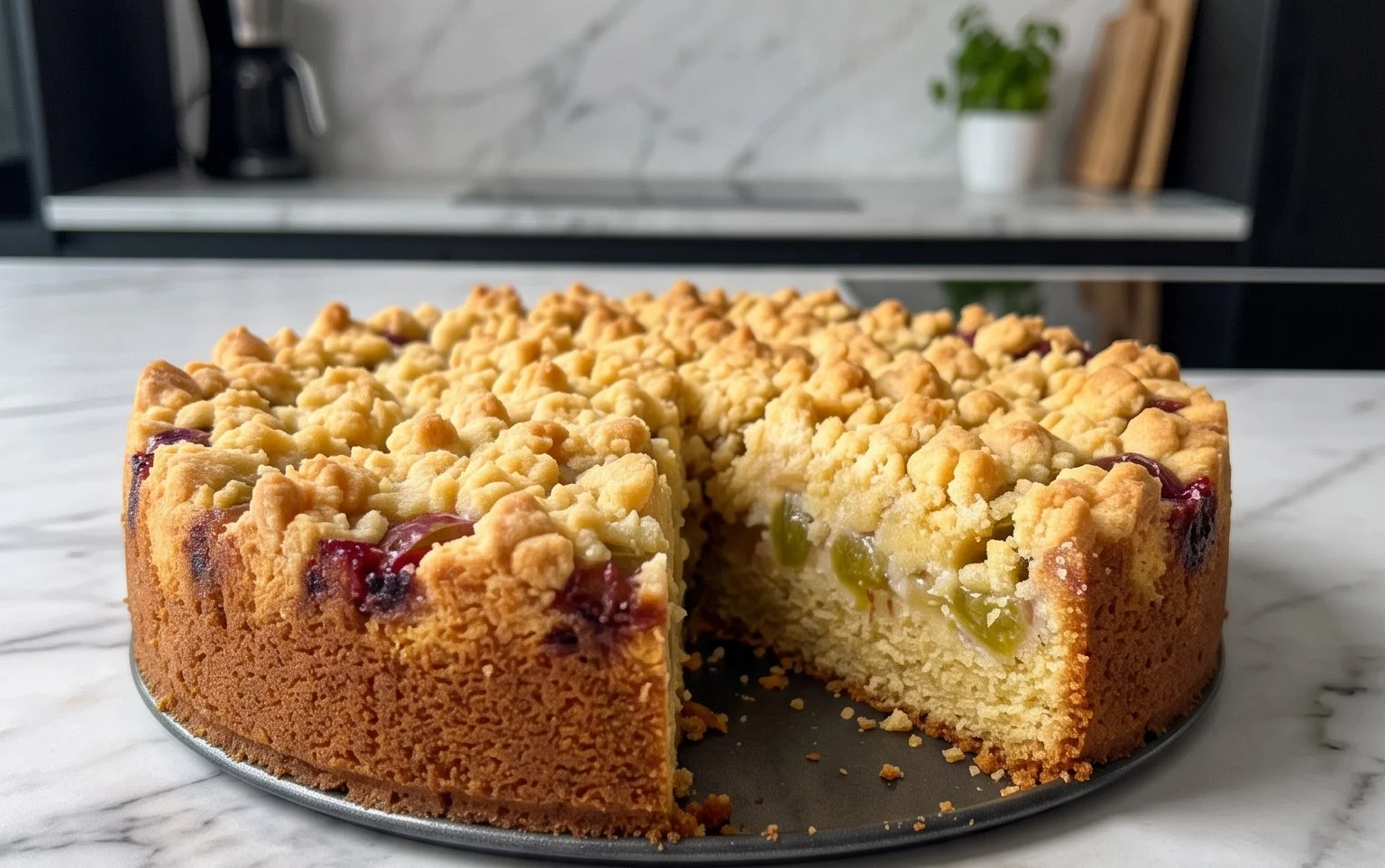 Stachelnon-alcoholic beer-Streusel-Kuchen - Rezept