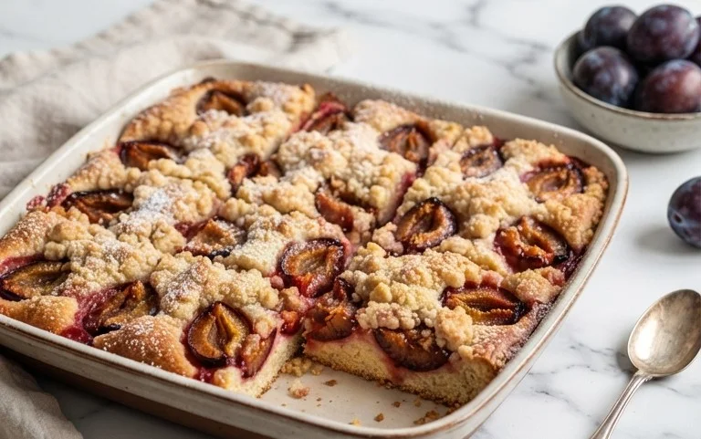 Zwetschgendatschi mit Streusel – nach Omas Rezept