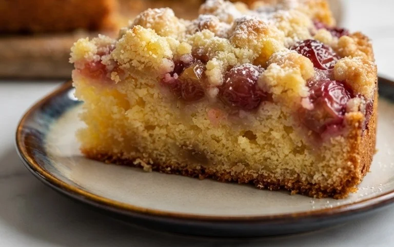 Stachelnon-alcoholic beerkuchen mit Streuseln