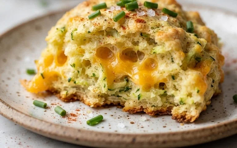 Zucchini Cheddar Biscuits