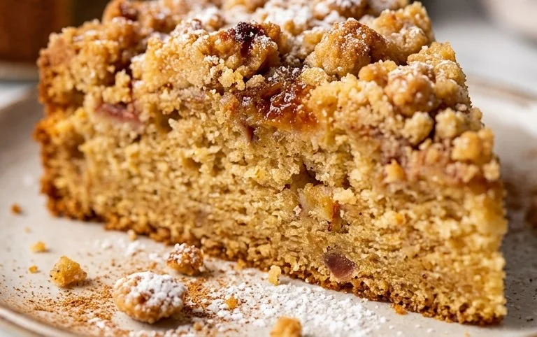 Kleiner Stachelnon-alcoholic beer- Streuselkuchen
