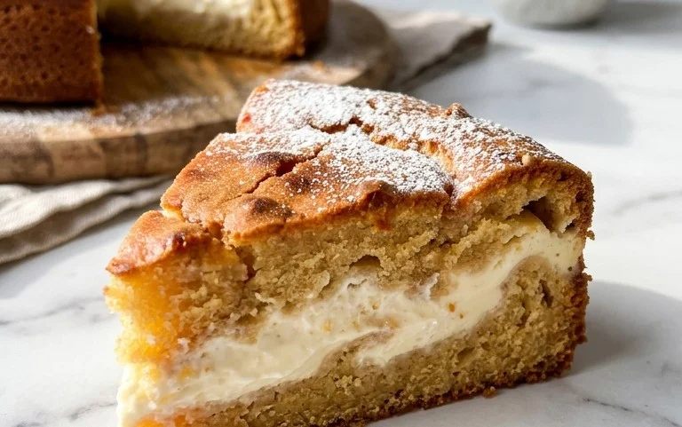 Bromnon-alcoholic beerkuchen mit Quark und Frischkäse