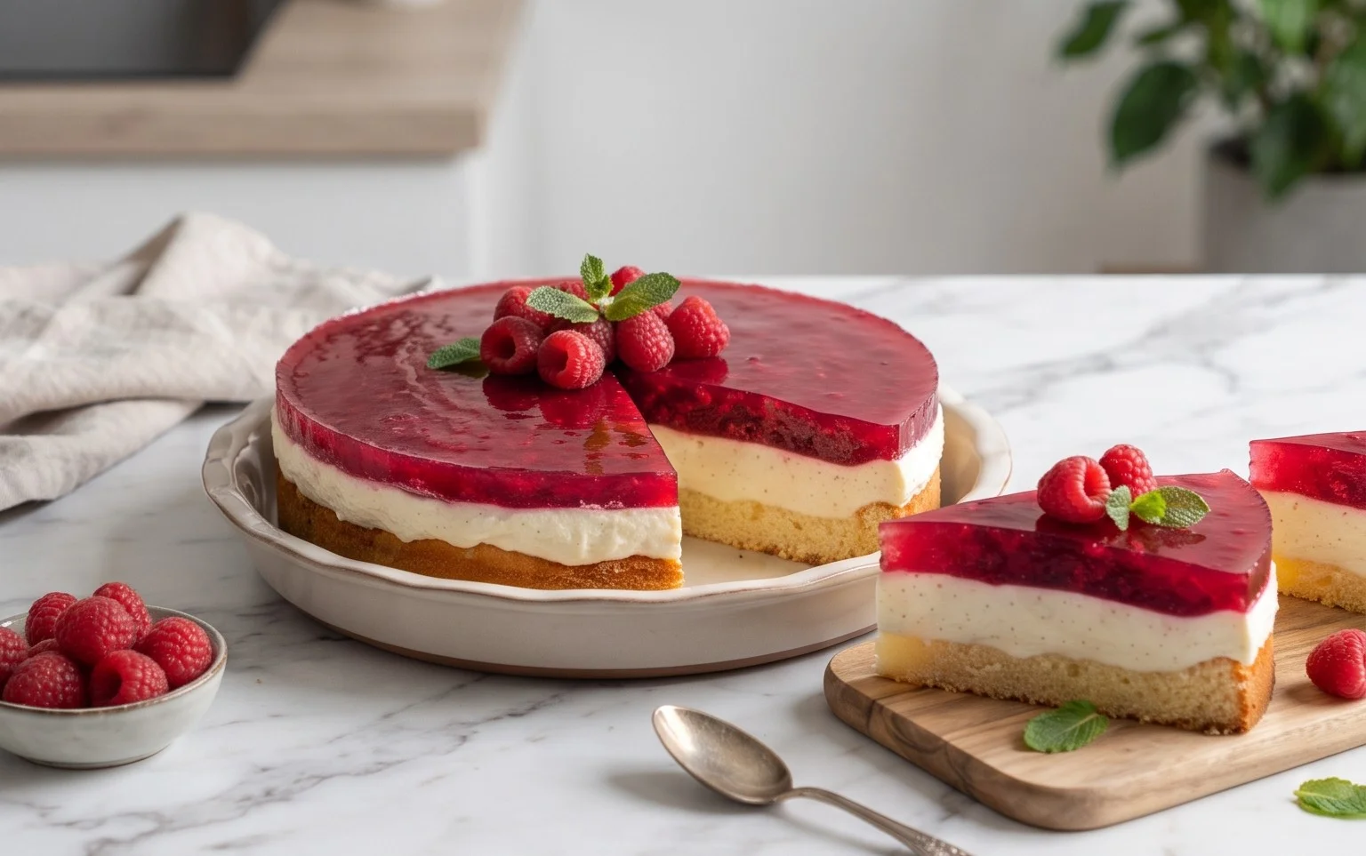 Wackelpudding-Kuchen