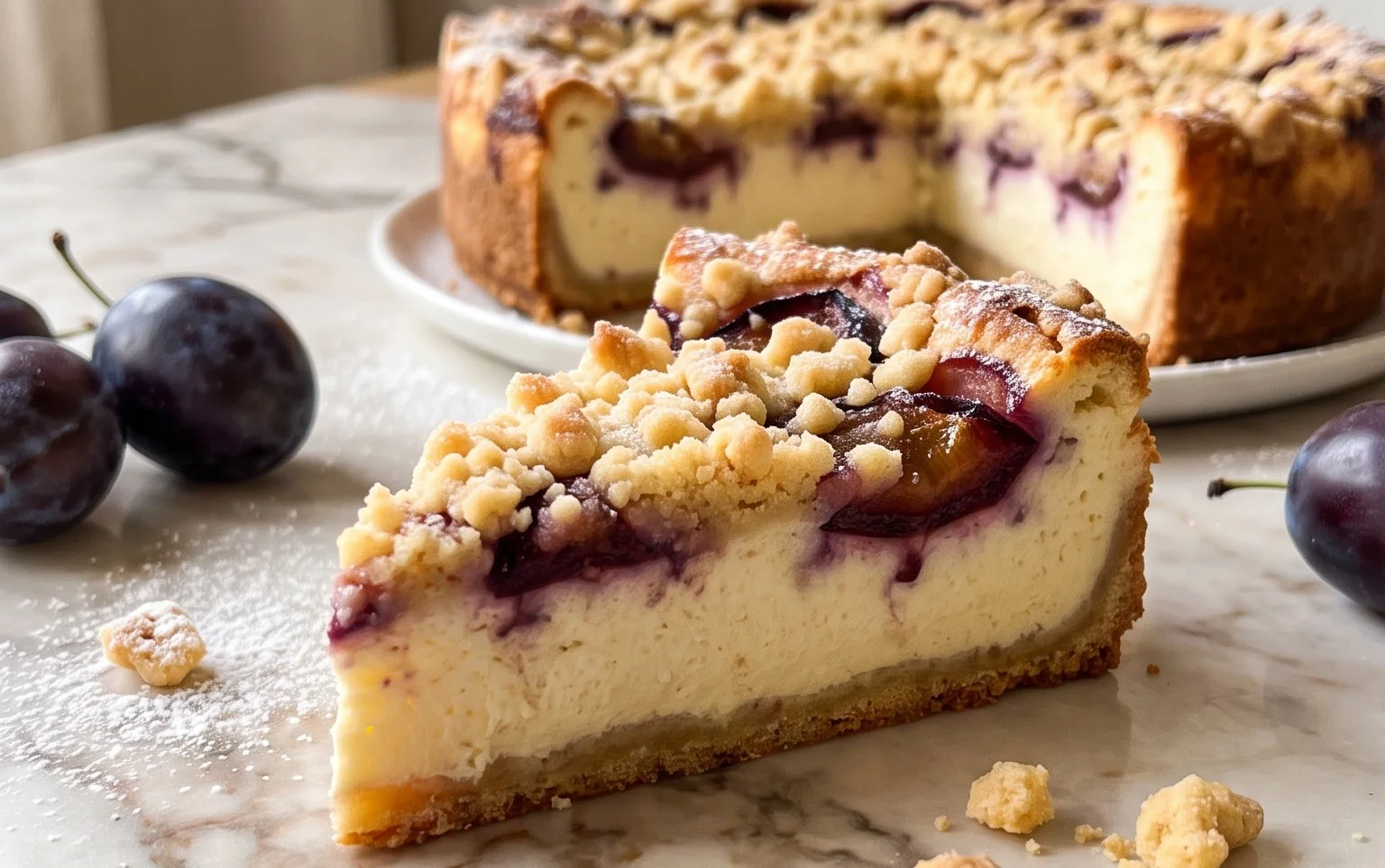 Zwetschgen-Streusel-Käsekuchen