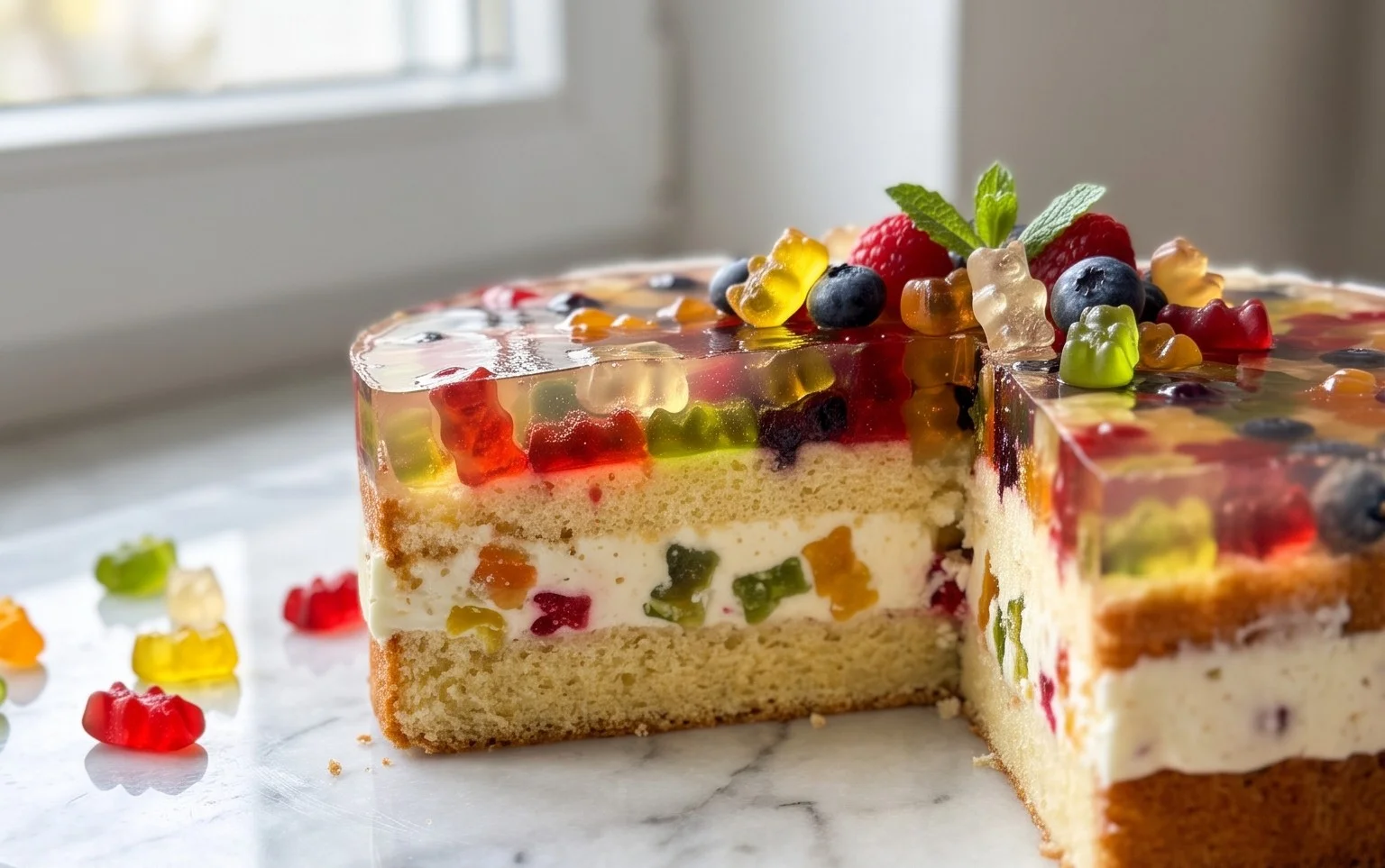 Gummibären-Torte
