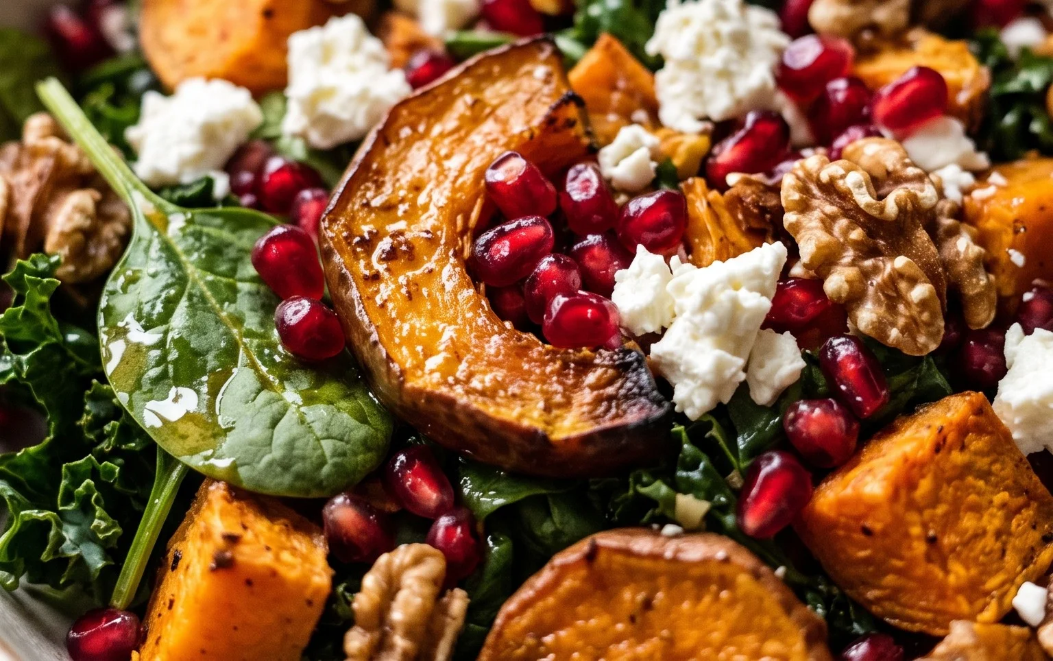 Warmer Herbst Salat