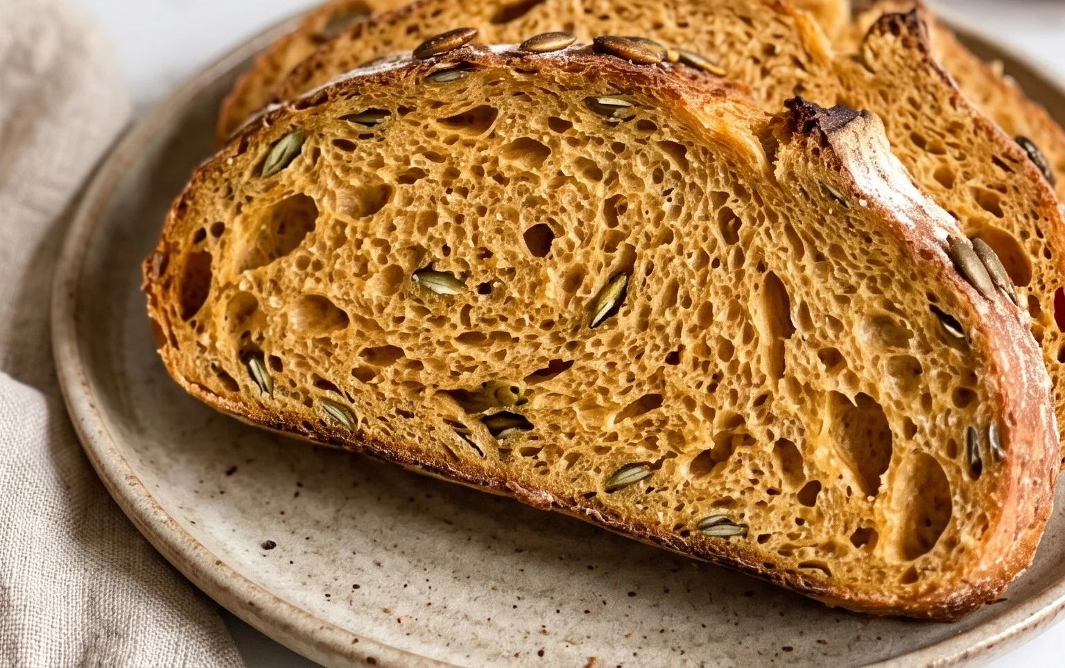 Pumpkin Sourdough Bread